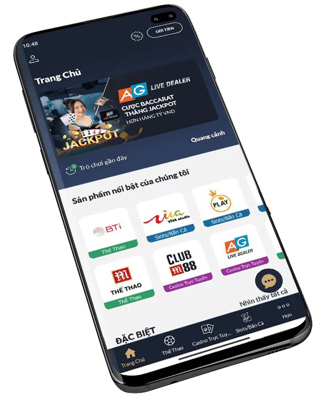 Giao diện nền tảng cá cược thể thao cado888 nổ hũ hiển thị tỷ lệ cược và các trận đấu