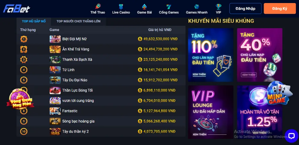 Game mới ra mắt cado888 nổ hũ